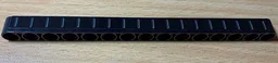 Technic, Liftarm Thick 1 x 15 with White lines on Black Background Pattern (Sticker) - Set 42078