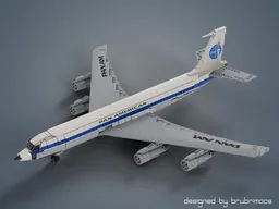 Boeing 707 - Pan Am (Building instructions only)