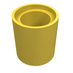 Technic Pin Connector Round 1L [Beam] / Yellow