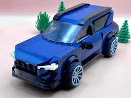Toy RAV4 - Dark Blue - 8 Stud Speed Champions