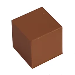 Modulex Tile 1 x 1 with No Lining / Modulex Terracotta