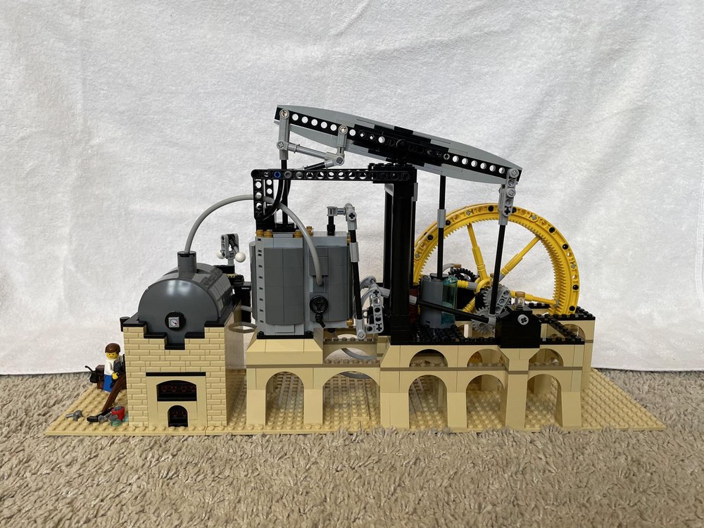 Lego James Watt Steam Engine Variation