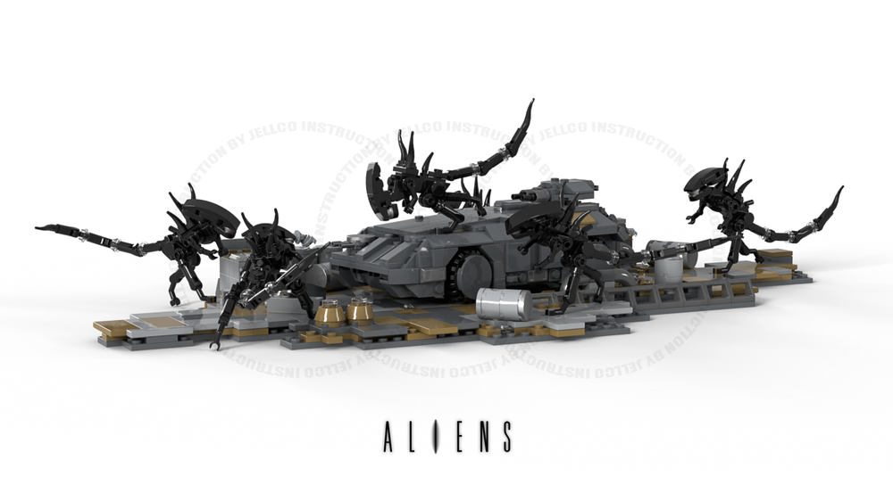 Lego Aliens Micro Diorama Series: M577 Armored Personnel Carrier "ESCAPE"