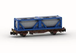 Freight Wagon "Lgjs 598" with 20ft container tanks (8w)