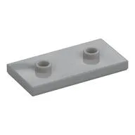 Plate Special 2 x 4 with Groove and Two Center Studs (Jumper) / Light Bluish Gray