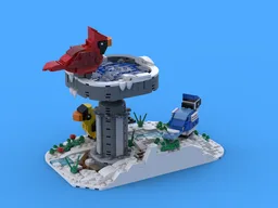 Winter Bird bath