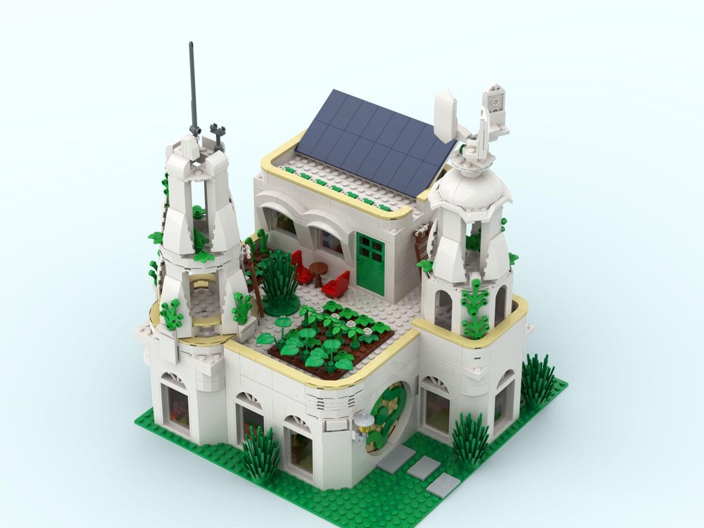 Lego Solarpunk Homestead