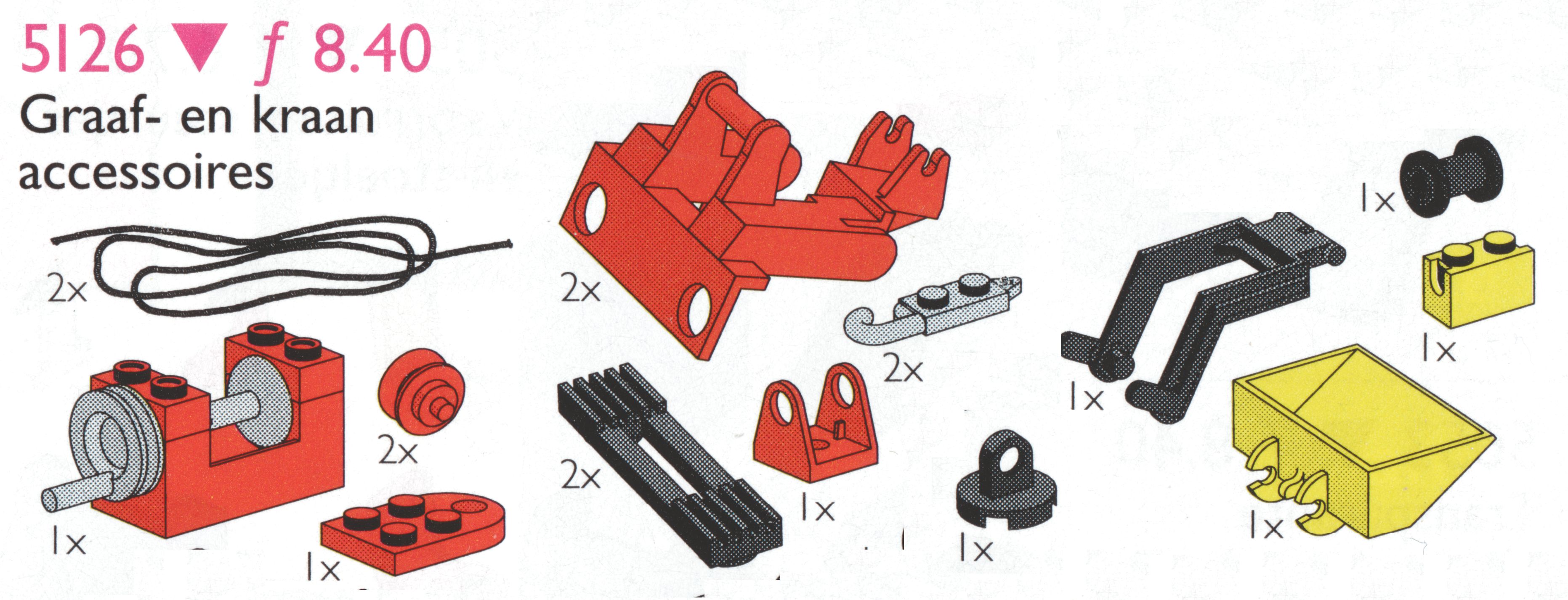 Lego Crane and Digger Accessories