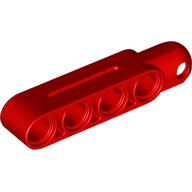 Lego Technic Steering Arm 5 x 1 with Towball Socket (Type2) / Red