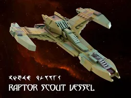 Klingon Raptor Scout Vessel, Star Trek (IKS Somraw)