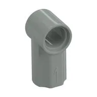 Technic Axle and Pin Connector Angled #1 / Light Gray