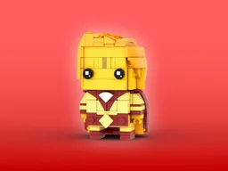 Adam Warlock Brickheadz LEGO MOC - Guardians of the Galaxy Vol. 3