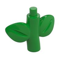 Lego Plant, Vine Stem with 2 Leaves