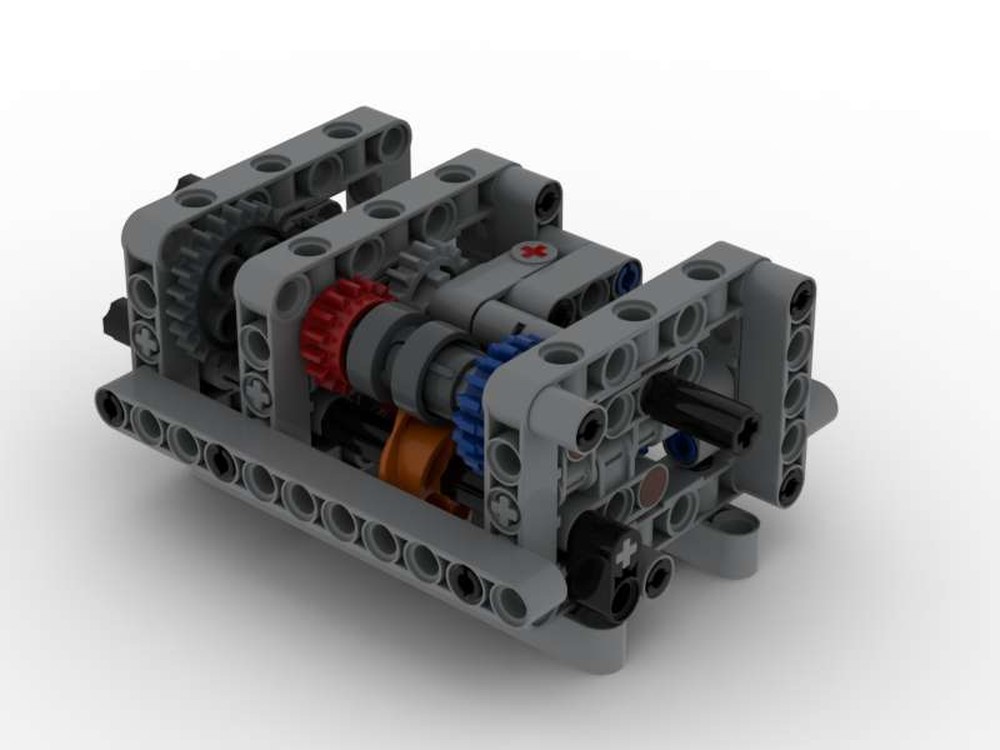 Lego 4 speed gearbox
