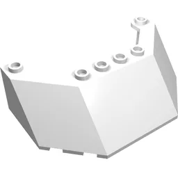 Windscreen 5 x 8 x 2 / White