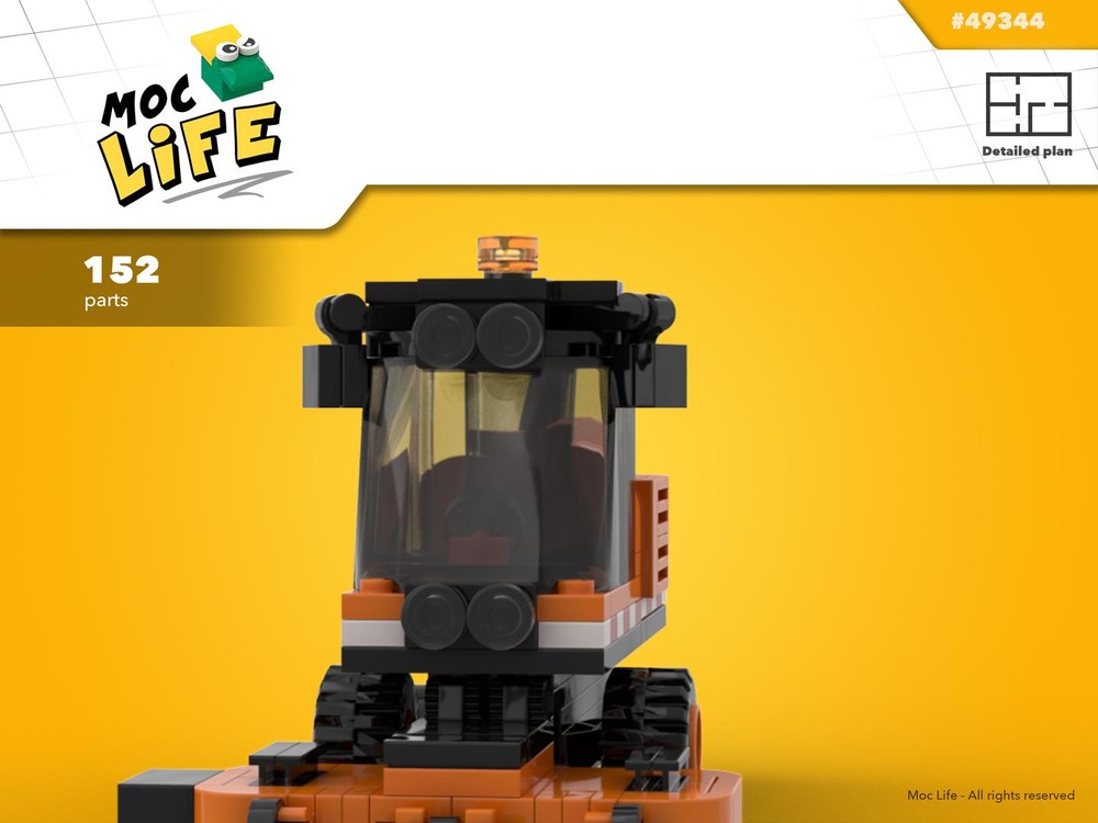 Lego Kubota Front mower cab