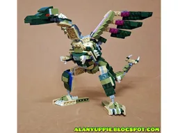 Dragon Megatron (Beast Wars) using set 31121 Crocodile