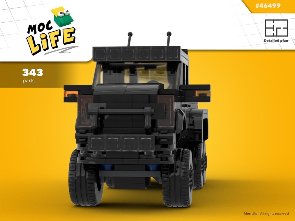 Lego Ford VelociRaptor Hennessey quad cab 6X6