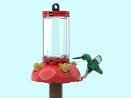 Hummingbird and Feeder