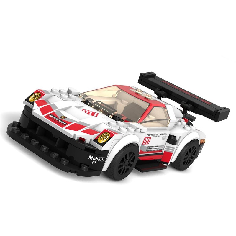 Lego Porsche 911 RSR in 8 Stud Wide Style