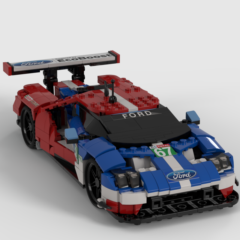 Lego Ford GT LMGTE PRO 2018 version in red