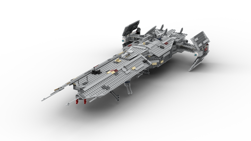 Lego Helldivers 2 Super Destroyer - 7965 Millennium-Falcon alt build