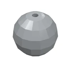 Projectile, Large Figure Weapon, Zamor Sphere / Ball / Light Bluish Gray