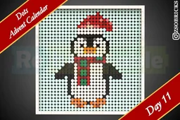 Day 11 - Penguin - Dots Advent Calendar