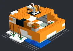 The Lego Minecraft Surprise House