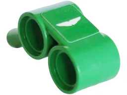 Technic, Liftarm, Modified Bar Angled 1 x 2 with White Aston Martin Logo Pattern (Sticker) - Set 42240