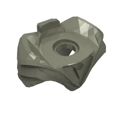 Minifig Neckwear Armour Breastplate with Shoulder Protection Layered / Dark Gray