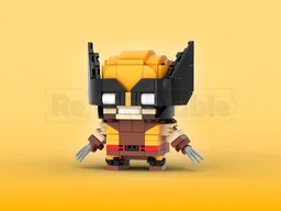 Wolverine Brickheadz LEGO MOC - Marvel Comics