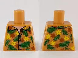 Torso Hawaiian Shirt Pattern / Nougat
