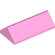 Brick Sloped 45° 2 x 4 Double / Bright Pink