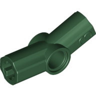 Lego Technic Axle and Pin Connector Angled #3 - 157.5° / Dark Green