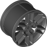 Lego Wheel 56 x 34 Technic Racing Medium with 6 Pin Holes, Open Spokes