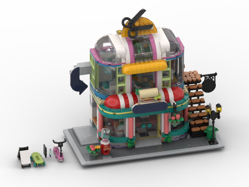 Lego Diner and Hair Salon
