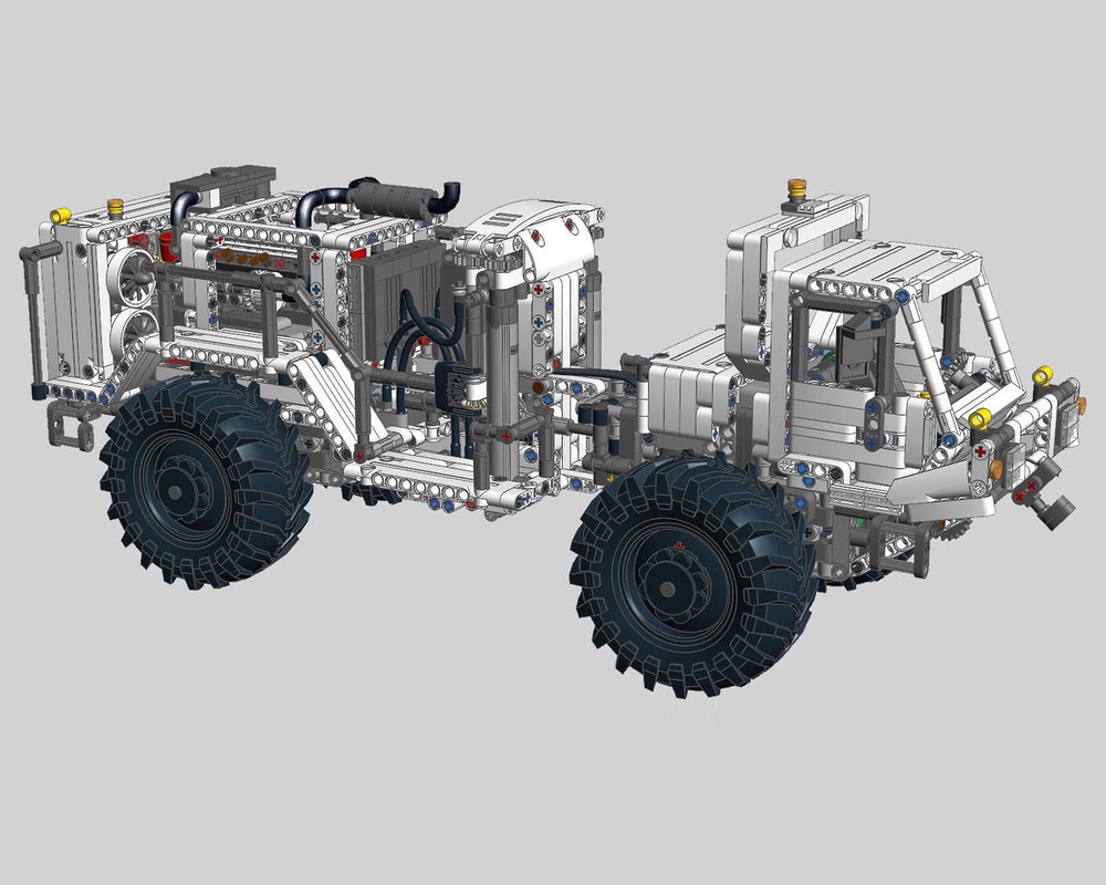 Lego Vibroseis Truck (Wheeled Version)