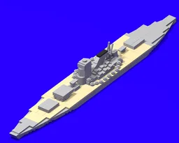 1:560 scale japanese battleship Yamato(1945)