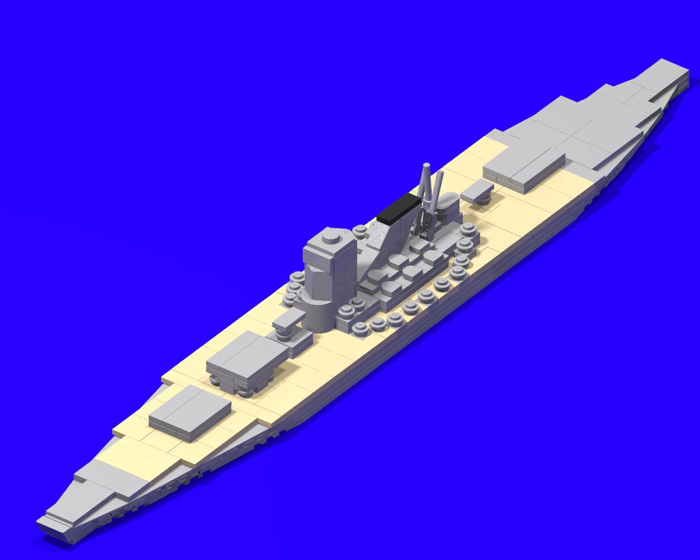Lego 1:560 scale japanese battleship Yamato(1945)