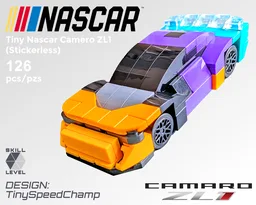 Tiny NASCAR Camaro ZL1 (Stickerless)
