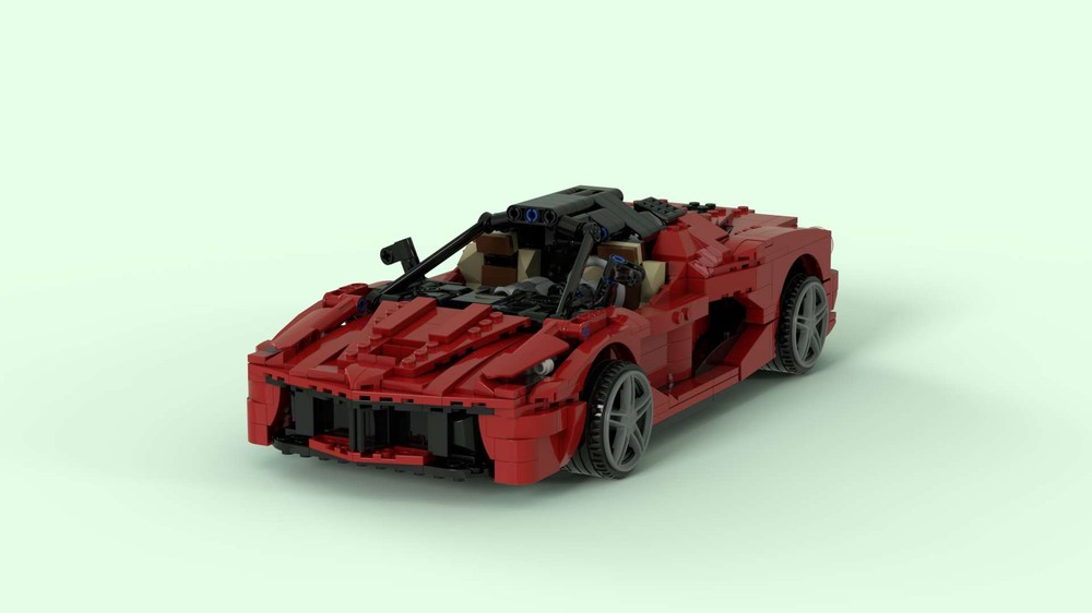Lego Ferrari LaFerrari RC car in 1/15, super racing car, hyper car