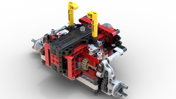 9398/41999 Axle with Buggy motor