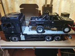 1:17 RC Flatbed Truck with Trailer
