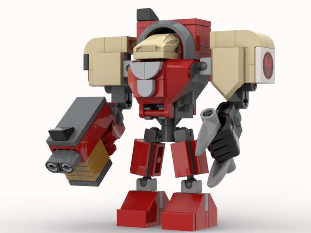 Lego Battle Suit (Warhammer 40k Blood Ravens Terminator Style)