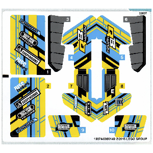 Lego Sticker Sheet for Set 42034-1 / [No Color/Any Color]