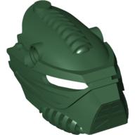 Lego Large Figure Head Toa Hordika Vakama / Dark Green
