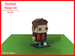 Football/Soccer Player Brickheadz - Eintracht Frankfurt Style