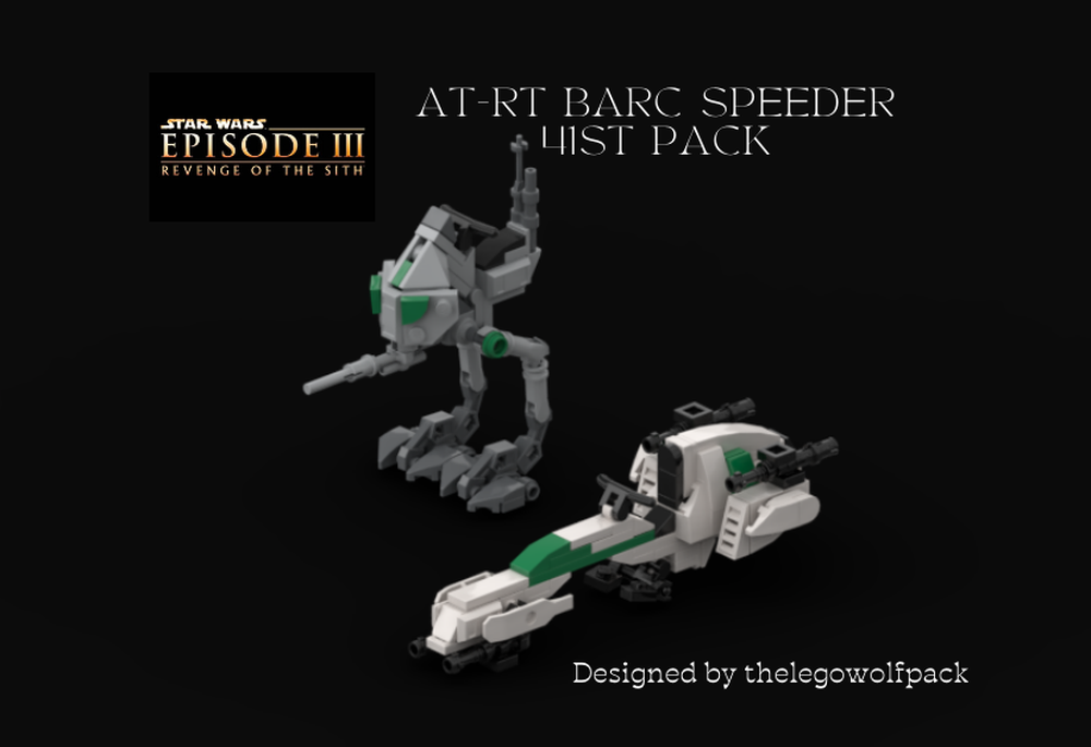 Lego AT-RT Barc speeder 41st pack