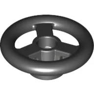 Steering Wheel Small, 2 x 2 [Reinforced] / Black